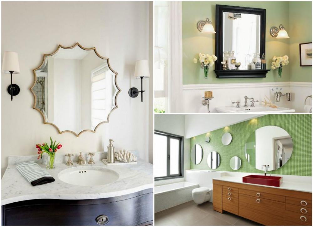 Създайте илюзия с огледала за баня