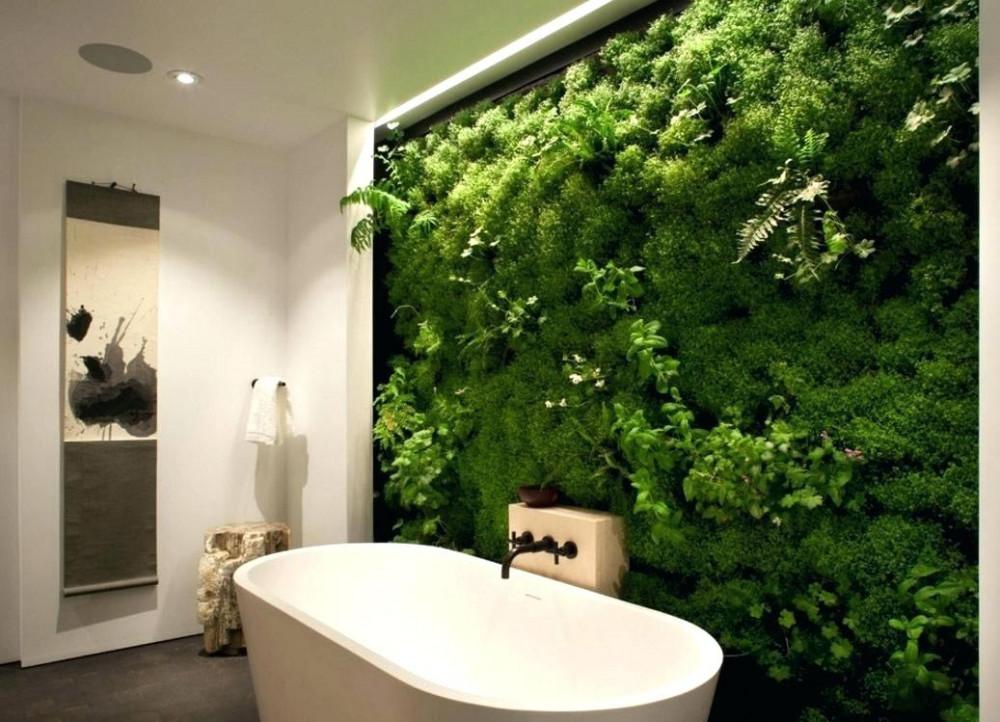 Вертикална градина в банята