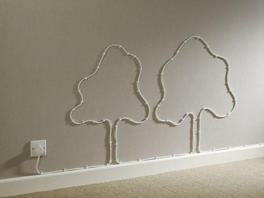 Създайте изкуство на стената с кабели
