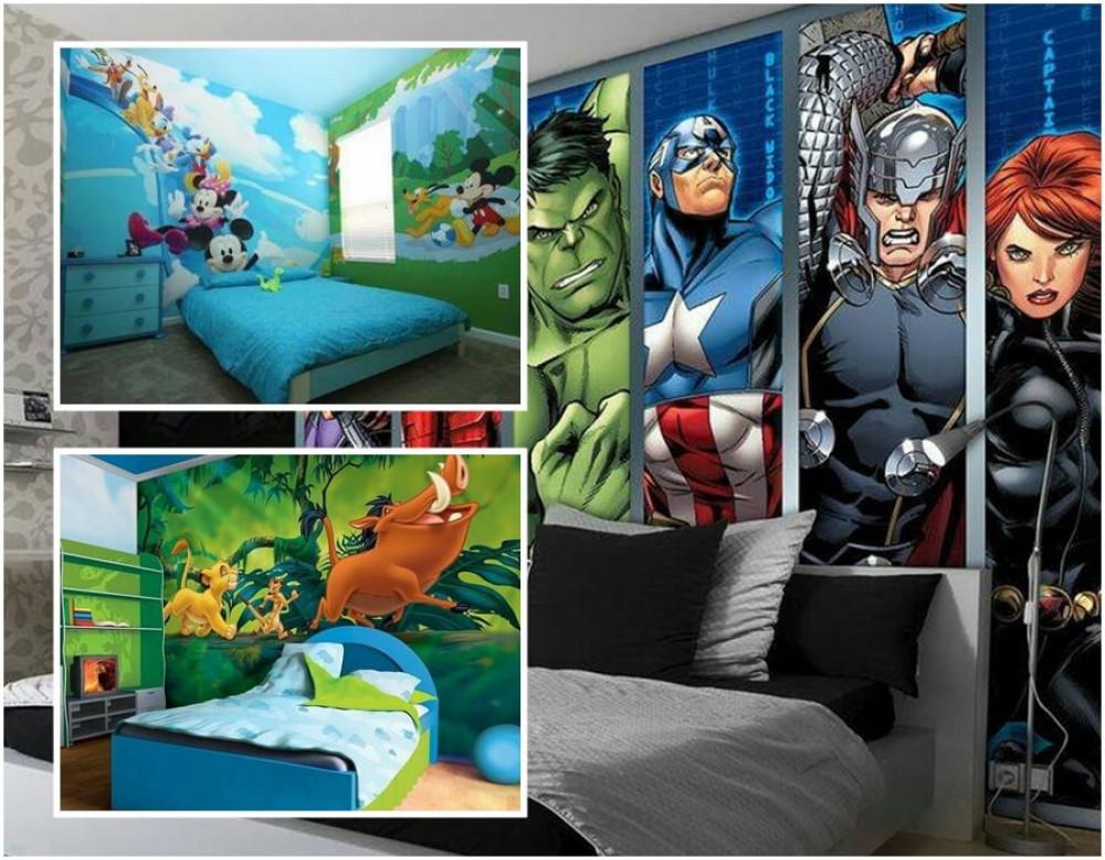 Любимите герои – детето ще се радва да са част от интериорния дизайн на стаята му!