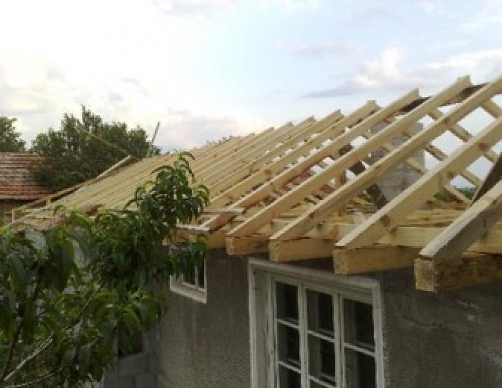 Скатен покрив конструкция