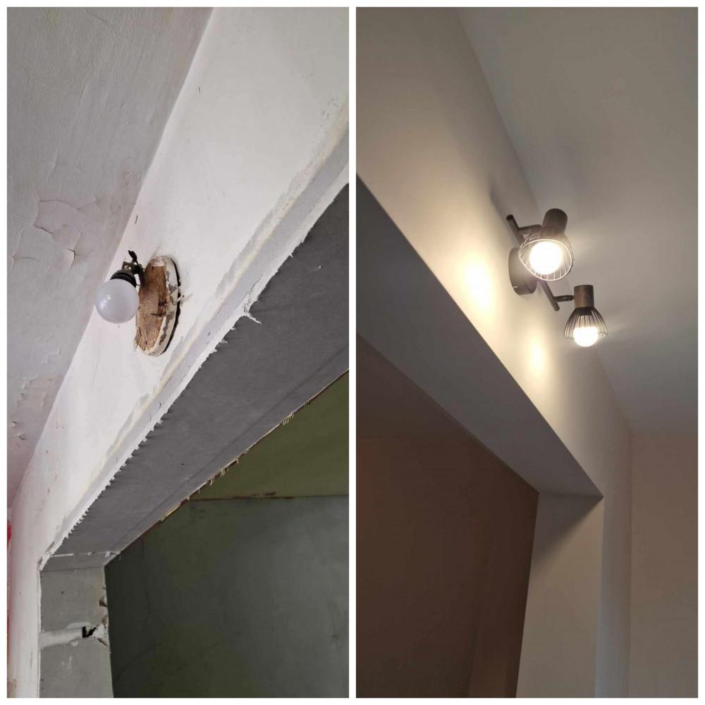 Монтаж осветително тяло