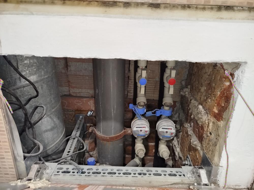 Монтаж на водомери