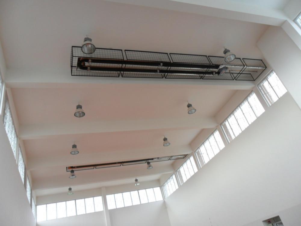 Инфрачервено отопление в спортна зала