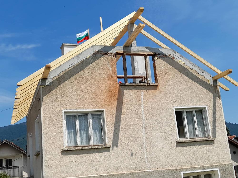 Етап от изграждането на конструкцията