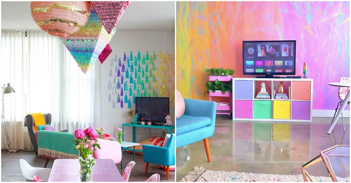 Цветни стаи и свежи идеи в един необичаен дом