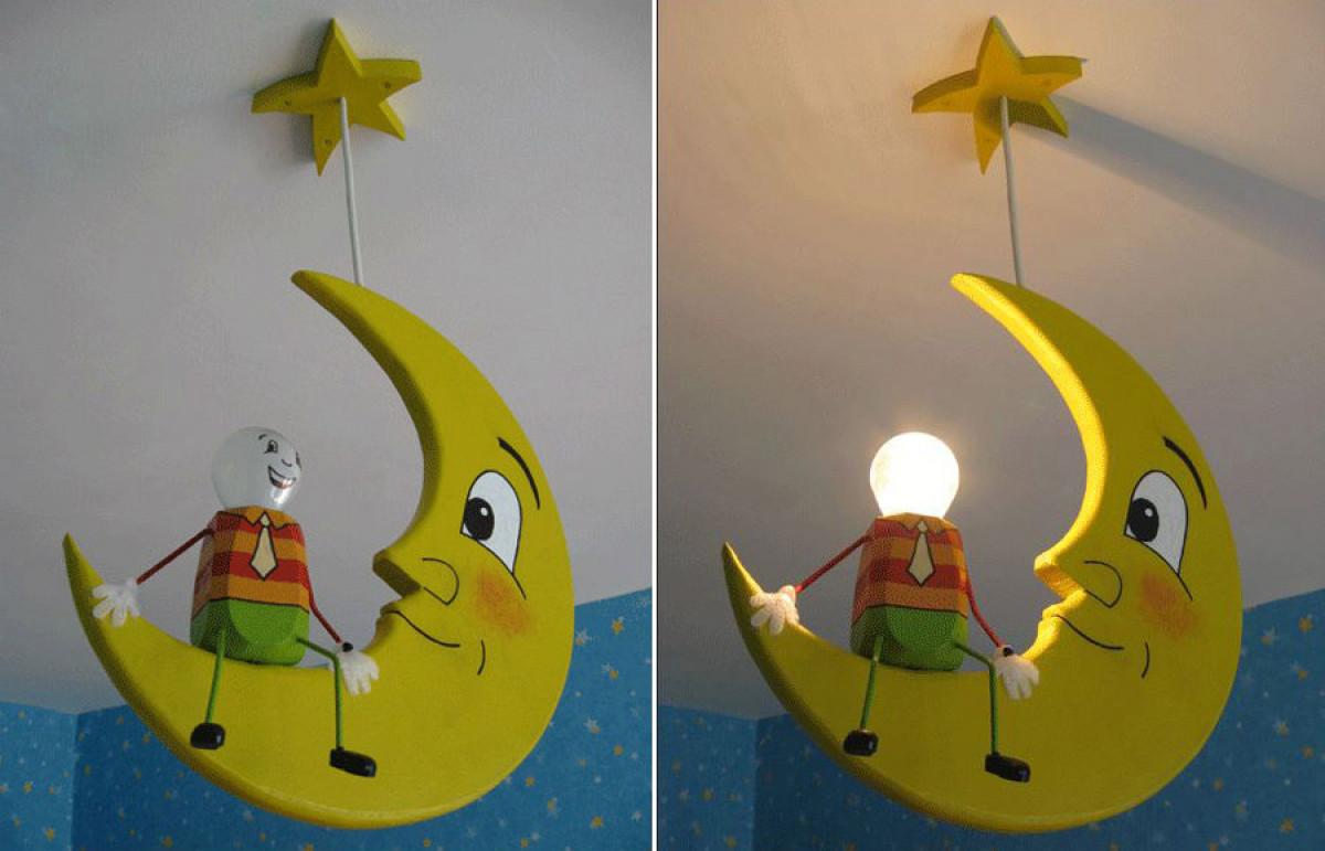 Как сами да си направим приказна детска лампа