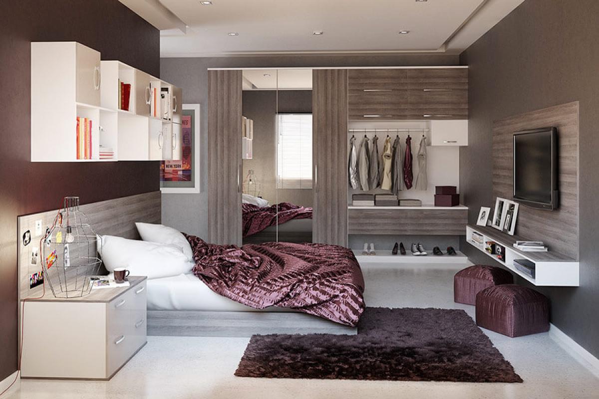 Модерна спалня с изумителен дизайн