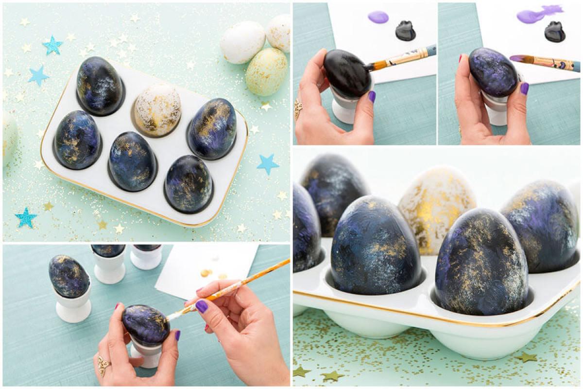 Направете си сами невероятни "космически" яйца