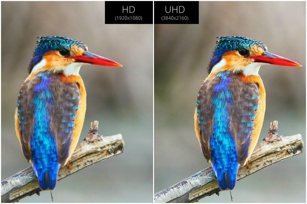 Как изглежда изображение, подобрено от UHD-технологията?