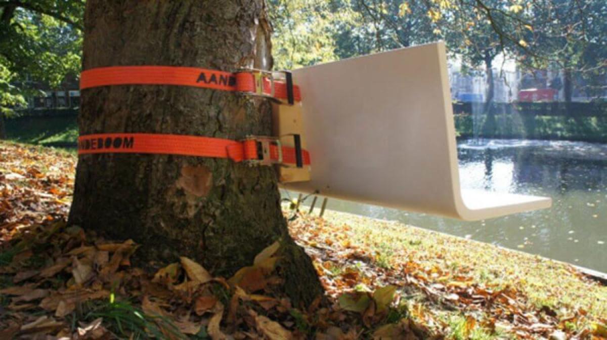 Мобилна пейка за дърво