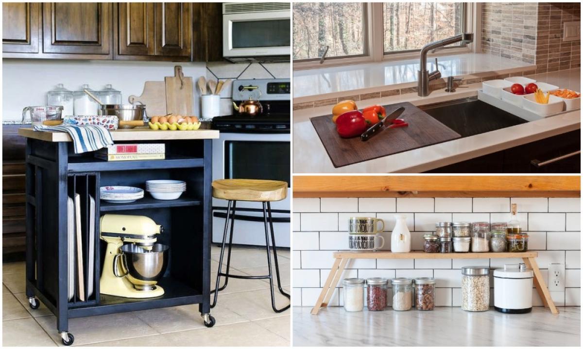 Как да се сдобиете с допълнително пространство в кухнята?