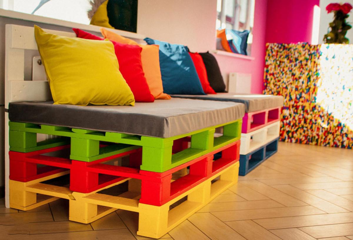 Мебели от палети за детската стая: да съчетаем практичност и симпатичен дизайн