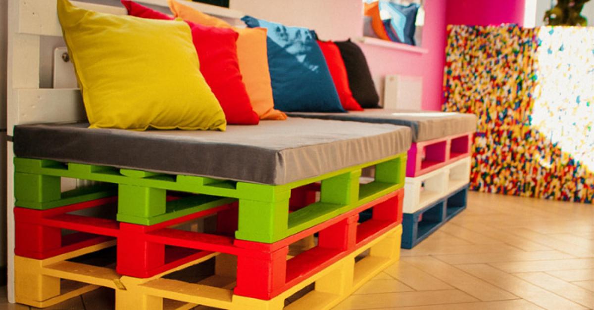 Мебели от палети за детската стая: да съчетаем практичност и симпатичен дизайн
