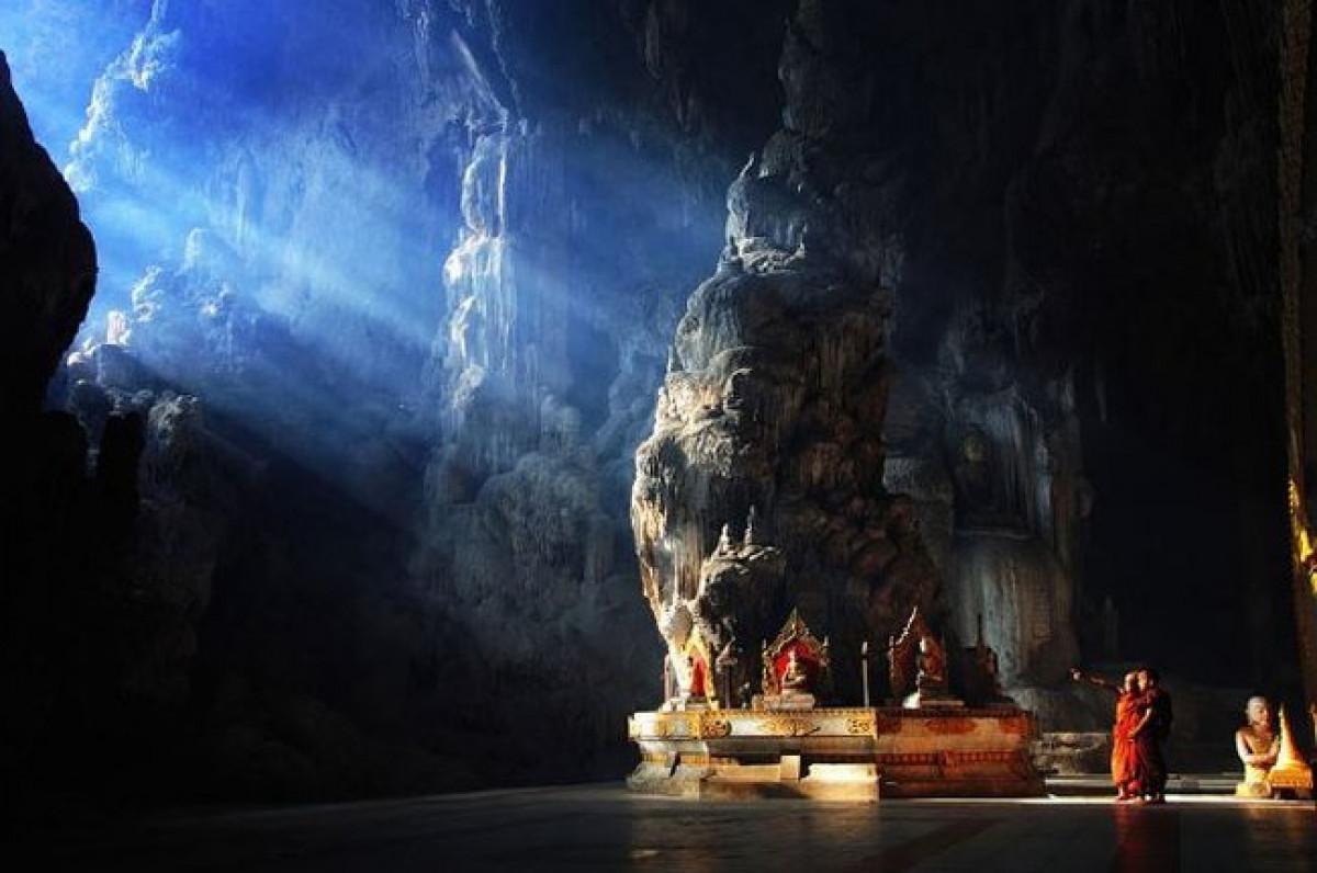 Пещерата Киаут, Мианмар