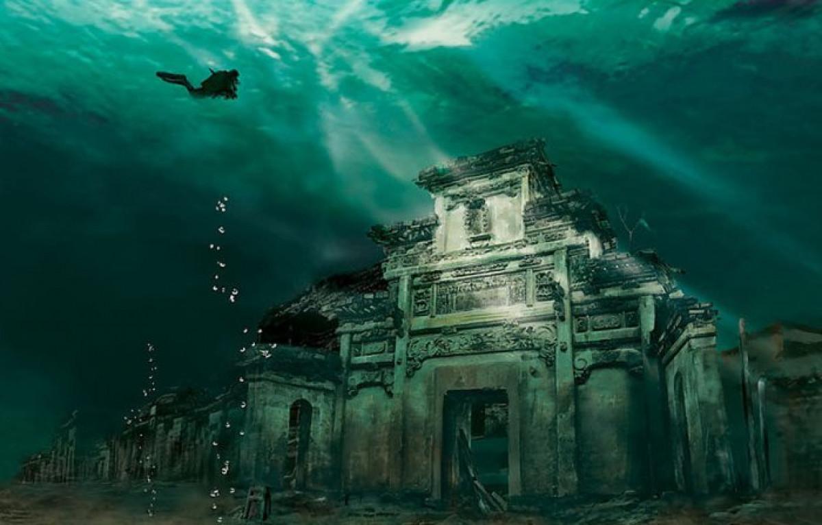 Подводният град Шичен, Китай