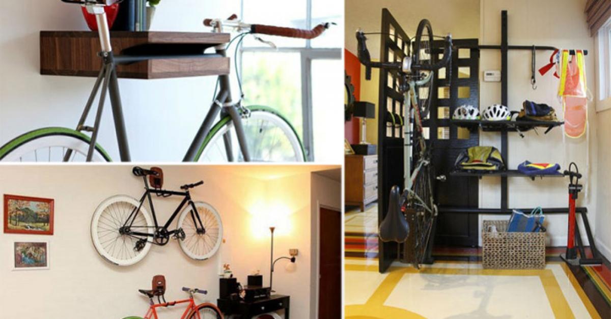 Седем хитри идеи къде да държим велосипеда у дома