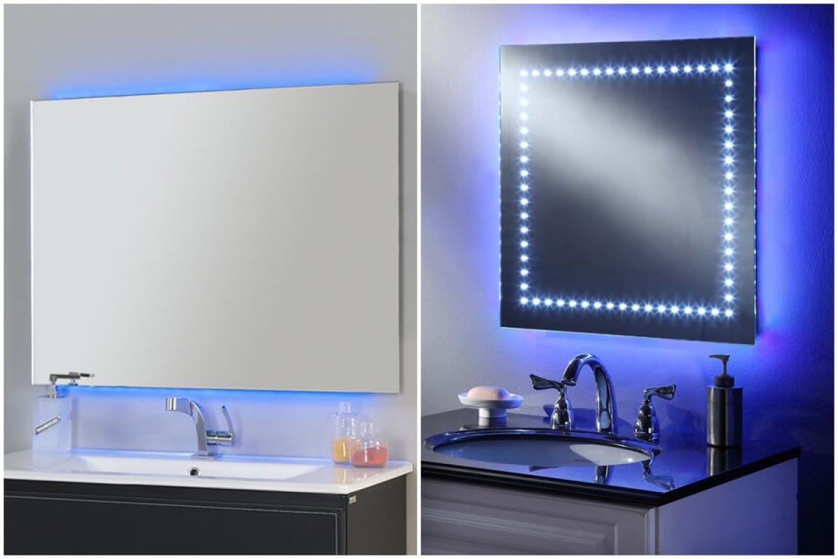 Изумителни огледала за баня с вградено осветление