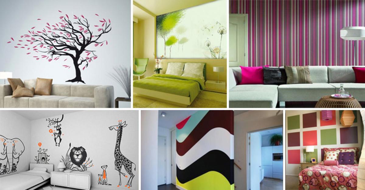 Креативни и цветни идеи за боядисване и декорация на стените