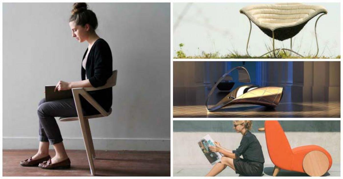 Дизайнерски столове с уникални форми