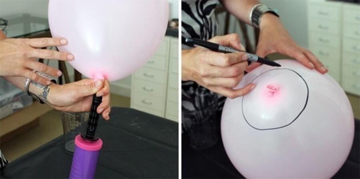 Стъпка 1: Начертайте кръг върху бъдещата лампа