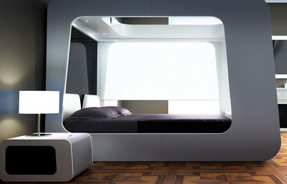 Кровать хай. Кровать Ultimate Luxury Bed. Кровать в футуристическом стиле. Кровать в стиле будущего. Кровать в стиле футуризм.