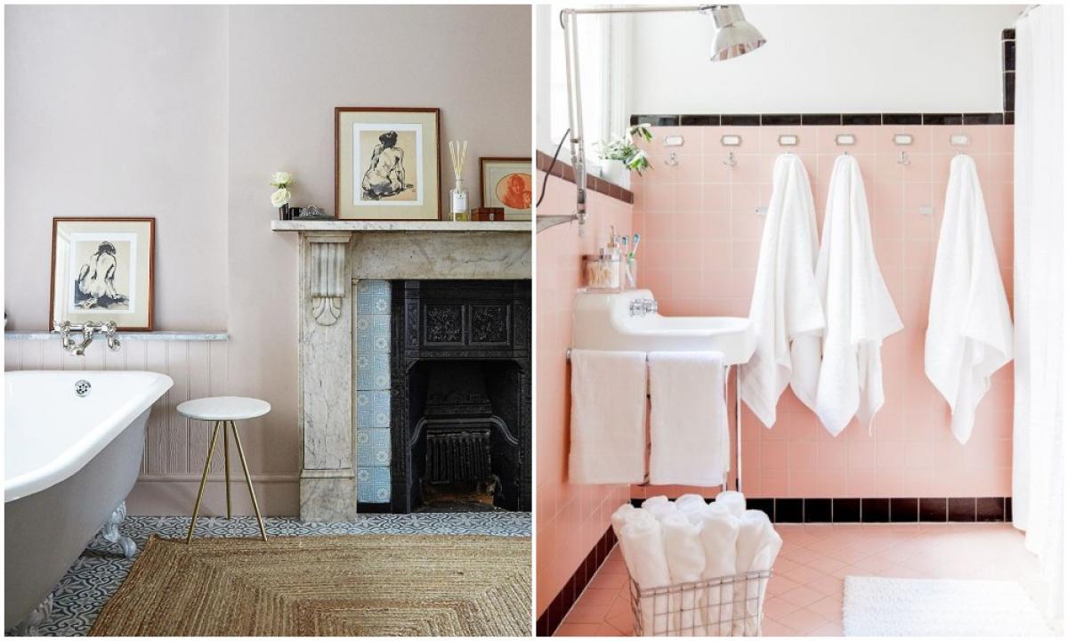 Как да включим розовия цвят в дизайна на баня?