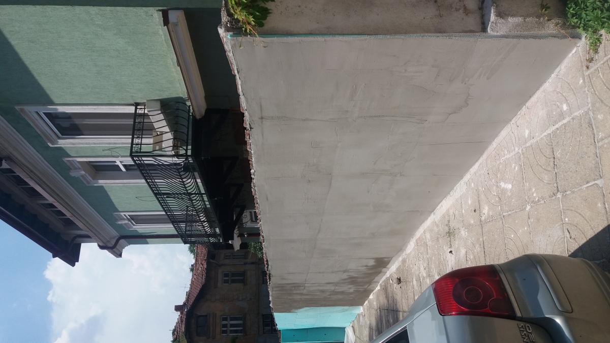 В процес на работа , външна изолация