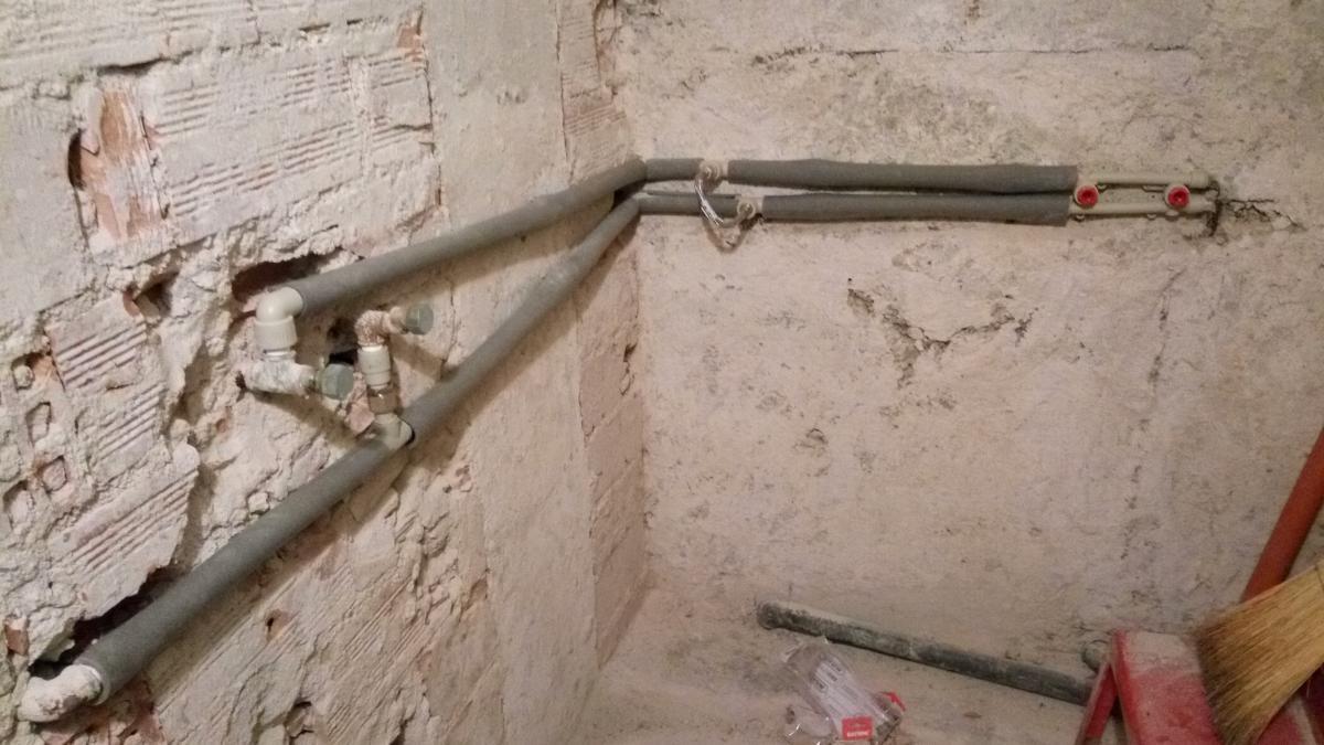 Смяна на водопровод на стара баня