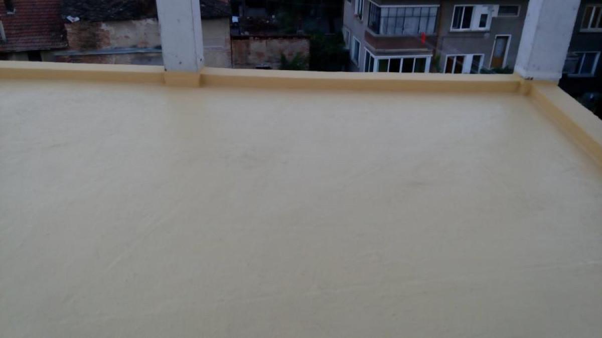 Хидроизолация на нов плосък покрив с ИЗОМРАЗ  ( за тераси балкони )