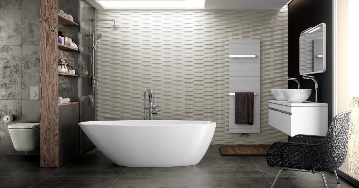 4 идеи за свежи и модерни стенни покрития в банята