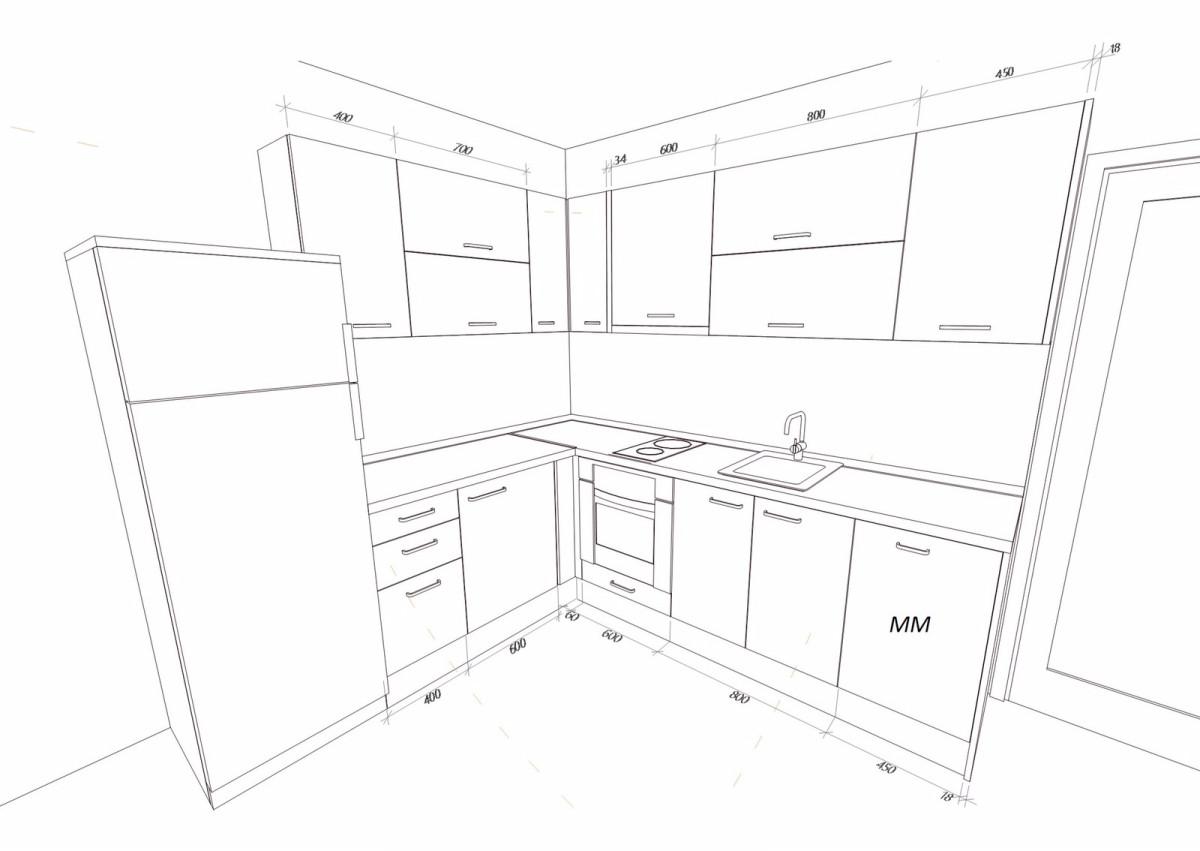 Проектиране и сглобяване на кухня.