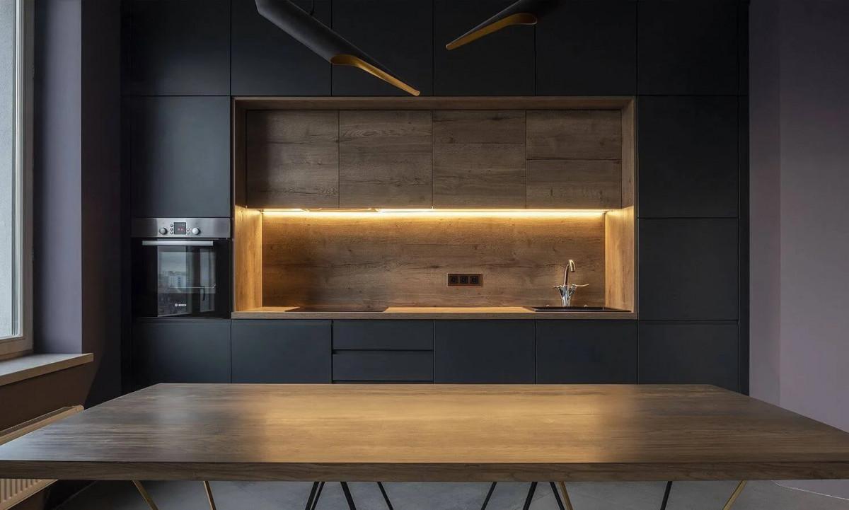 фурнир примесен с тъмни нюанси. Топъл уют