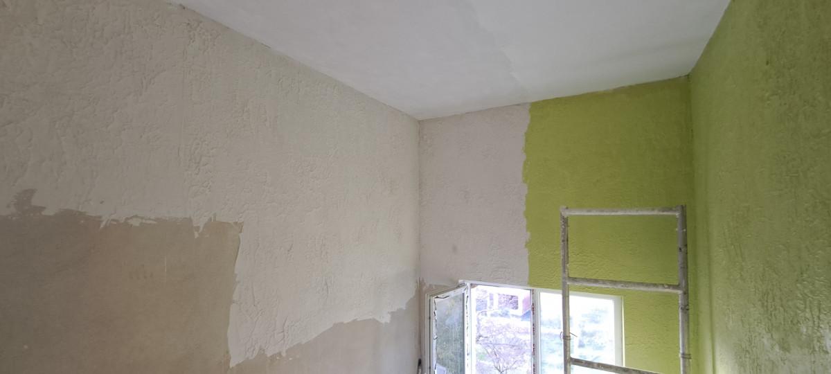 боядисване на стени и таван