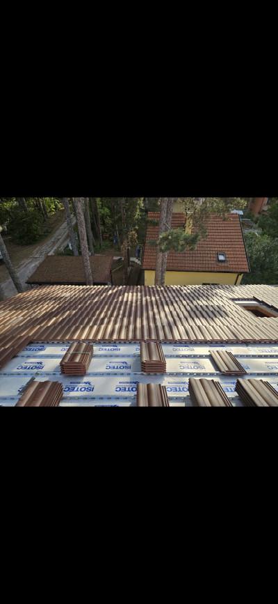 Нов покрив с панели isotec в банкя