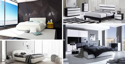 20 великолепни идеи за спални в черно и бяло