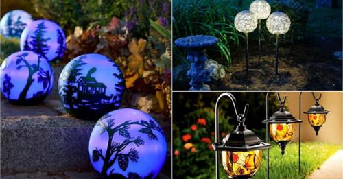 Оригинални и природосъобразни градински лампи