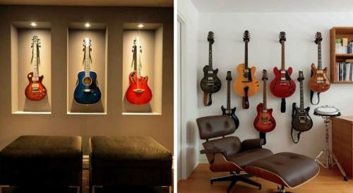 Нека бъде рок! Красиви и практични начини за съхранение на китарите вкъщи