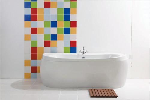 12 цветни идеи с плочки за баня
