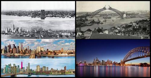 Преди и сега: 20 удивителни световни градове