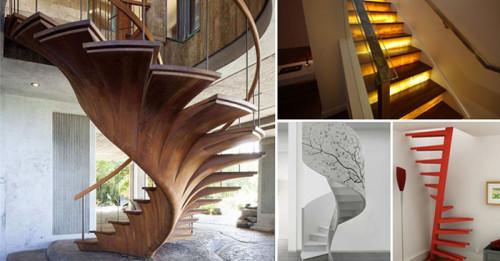 10 нестандартни вътрешни стълби с удивителен дизайн