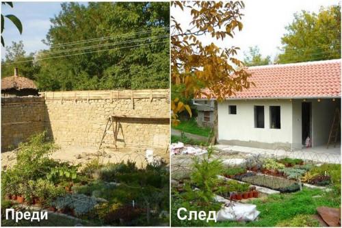 Преди и след ремонта: Старият плевник се трансформира в красива къща за гости