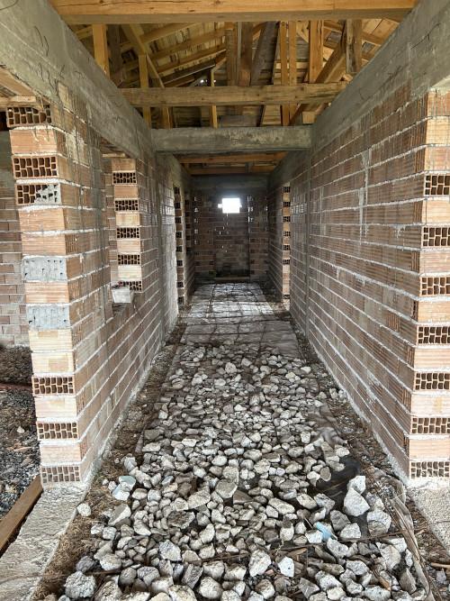 Част от новострояща се къща