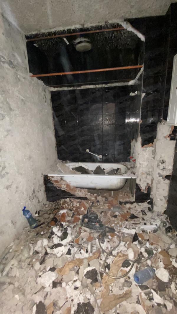 Къртене на банята