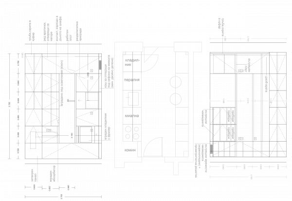 Технически проект на кухня