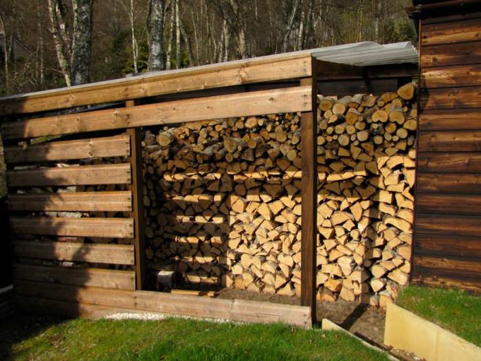 Как да съхраняваме дървата за огрев