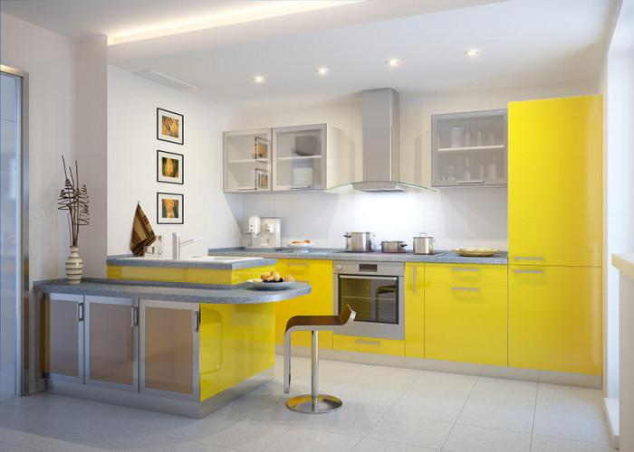 Жълтата кухня, като източник на енергия и добро настроение