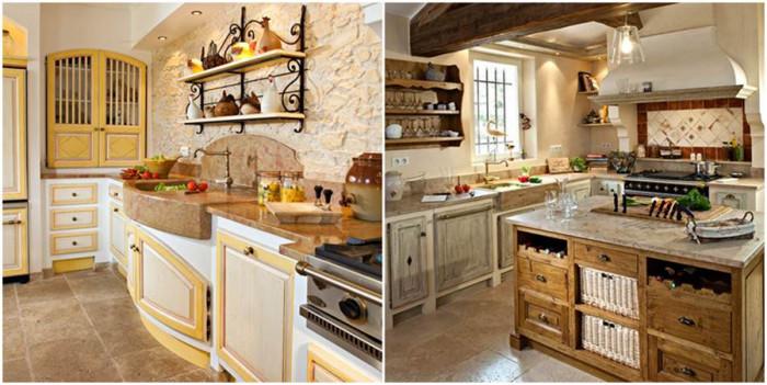 Прелестно уютни кухни в провансалски стил