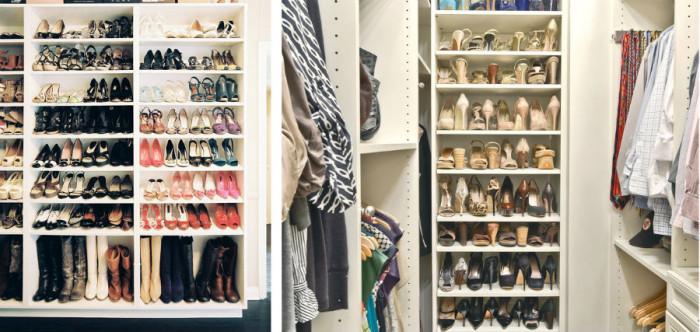 Шкафове за обувки, за които всяка жена мечтае