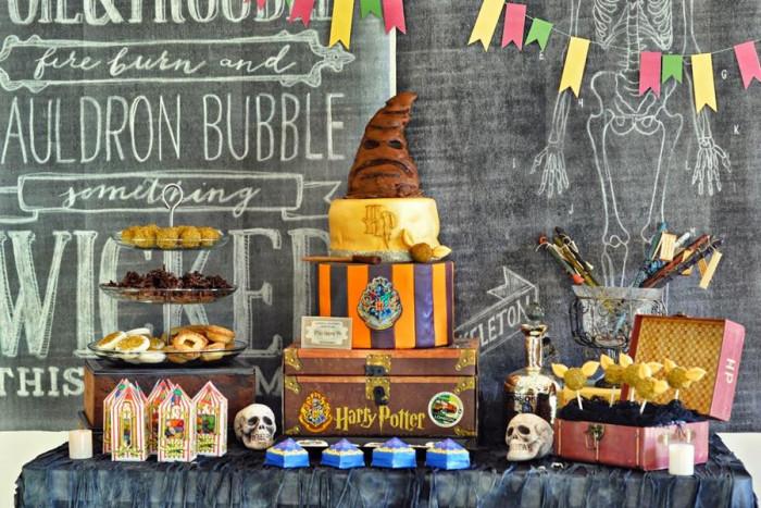 Парти декорация за рожден ден в стил „Хари Потър“